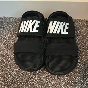 Nike black sandals women
